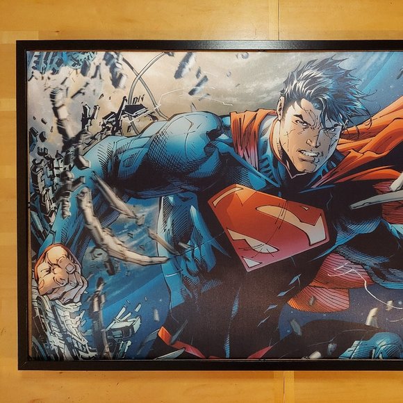Superman silk canvas Fabric Poster (36" x 24") - Picture 2 of 3